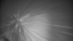 Modrá sjezdovka - dojezd k lanové dráze