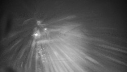 Modrá sjezdovka - dojezd k lanové dráze