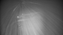 Modrá sjezdovka - dojezd k lanové dráze