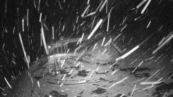 Modrá sjezdovka - dojezd k lanové dráze