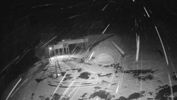 Modrá sjezdovka - dojezd k lanové dráze