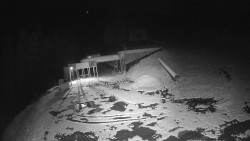 Modrá sjezdovka - dojezd k lanové dráze