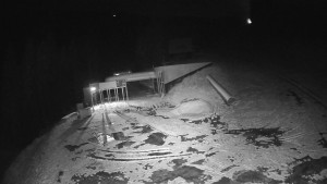 Červenohorské sedlo - Modrá sjezdovka - dojezd k lanové dráze - 19.11.2025 v 02:40 Červenohorské sedlo - Modrá sjezdovka - dojezd k lanové dráze - 19.11.2025 v 02:40