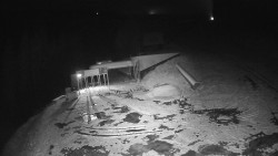 Modrá sjezdovka - dojezd k lanové dráze