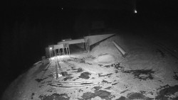 Modrá sjezdovka - dojezd k lanové dráze