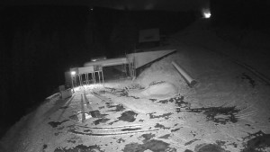 Červenohorské sedlo - Modrá sjezdovka - dojezd k lanové dráze - 19.11.2025 v 06:10 Červenohorské sedlo - Modrá sjezdovka - dojezd k lanové dráze - 19.11.2025 v 06:10