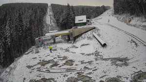 Červenohorské sedlo - Modrá sjezdovka - dojezd k lanové dráze - 19.11.2025 v 08:00 Červenohorské sedlo - Modrá sjezdovka - dojezd k lanové dráze - 19.11.2025 v 08:00