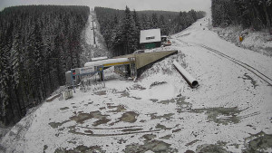 Červenohorské sedlo - Modrá sjezdovka - dojezd k lanové dráze - 19.11.2025 v 08:30 Červenohorské sedlo - Modrá sjezdovka - dojezd k lanové dráze - 19.11.2025 v 08:30