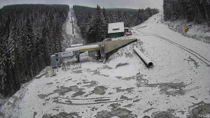 Červenohorské sedlo - Modrá sjezdovka - dojezd k lanové dráze - 19.11.2025 v 10:20 Červenohorské sedlo - Modrá sjezdovka - dojezd k lanové dráze - 19.11.2025 v 10:20