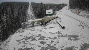 Červenohorské sedlo - Modrá sjezdovka - dojezd k lanové dráze - 19.11.2025 v 10:31 Červenohorské sedlo - Modrá sjezdovka - dojezd k lanové dráze - 19.11.2025 v 10:31