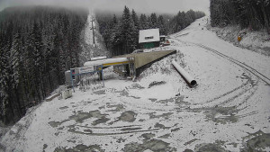 Červenohorské sedlo - Modrá sjezdovka - dojezd k lanové dráze - 19.11.2025 v 11:31 Červenohorské sedlo - Modrá sjezdovka - dojezd k lanové dráze - 19.11.2025 v 11:31