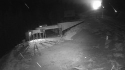 Modrá sjezdovka - dojezd k lanové dráze