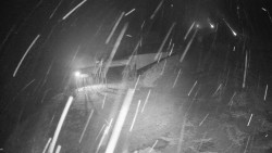 Modrá sjezdovka - dojezd k lanové dráze