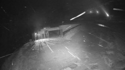 Modrá sjezdovka - dojezd k lanové dráze