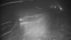 Modrá sjezdovka - dojezd k lanové dráze