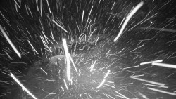 Modrá sjezdovka - dojezd k lanové dráze