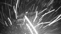 Modrá sjezdovka - dojezd k lanové dráze