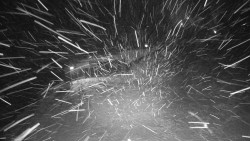 Modrá sjezdovka - dojezd k lanové dráze