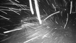 Modrá sjezdovka - dojezd k lanové dráze