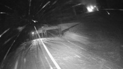 Modrá sjezdovka - dojezd k lanové dráze