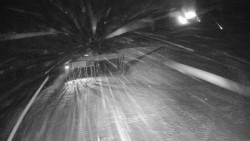 Modrá sjezdovka - dojezd k lanové dráze