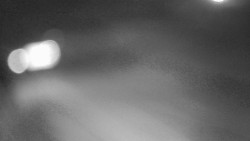 Modrá sjezdovka - dojezd k lanové dráze