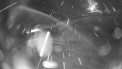 Modrá sjezdovka - dojezd k lanové dráze