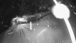 Modrá sjezdovka - dojezd k lanové dráze