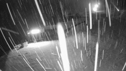 Modrá sjezdovka - dojezd k lanové dráze