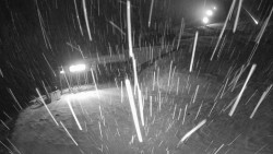 Modrá sjezdovka - dojezd k lanové dráze