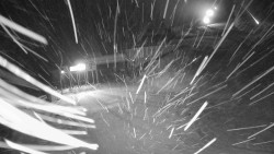 Modrá sjezdovka - dojezd k lanové dráze