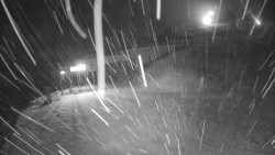 Modrá sjezdovka - dojezd k lanové dráze