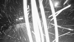 Modrá sjezdovka - dojezd k lanové dráze