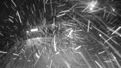 Modrá sjezdovka - dojezd k lanové dráze