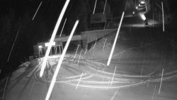 Modrá sjezdovka - dojezd k lanové dráze