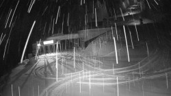 Modrá sjezdovka - dojezd k lanové dráze