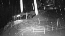 Modrá sjezdovka - dojezd k lanové dráze