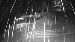 Modrá sjezdovka - dojezd k lanové dráze