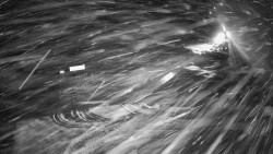 Modrá sjezdovka - dojezd k lanové dráze