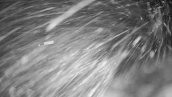 Modrá sjezdovka - dojezd k lanové dráze