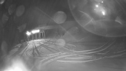 Modrá sjezdovka - dojezd k lanové dráze