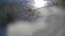 Modrá sjezdovka - dojezd k lanové dráze