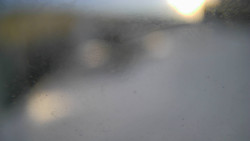 Modrá sjezdovka - dojezd k lanové dráze