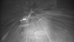 Modrá sjezdovka - dojezd k lanové dráze