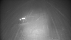 Modrá sjezdovka - dojezd k lanové dráze