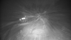 Modrá sjezdovka - dojezd k lanové dráze