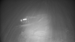 Modrá sjezdovka - dojezd k lanové dráze