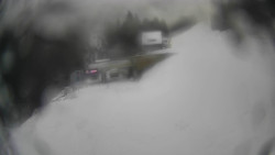 Modrá sjezdovka - dojezd k lanové dráze