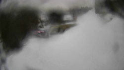 Modrá sjezdovka - dojezd k lanové dráze