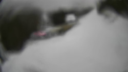 Modrá sjezdovka - dojezd k lanové dráze